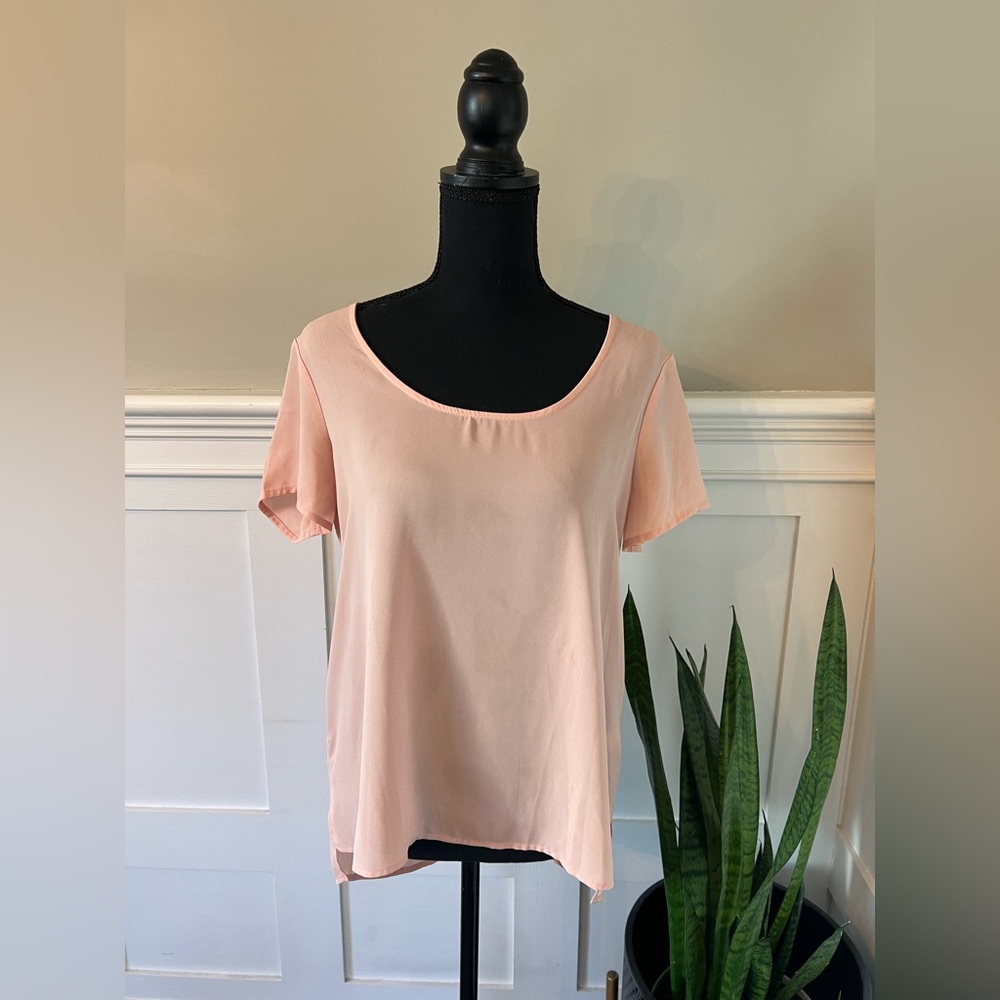 Express Sheer Short Sleeve Shirt